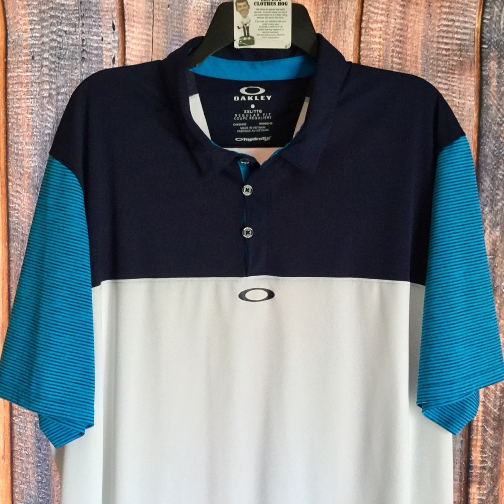 OAKLEY Polyester Golf Polo Shirt